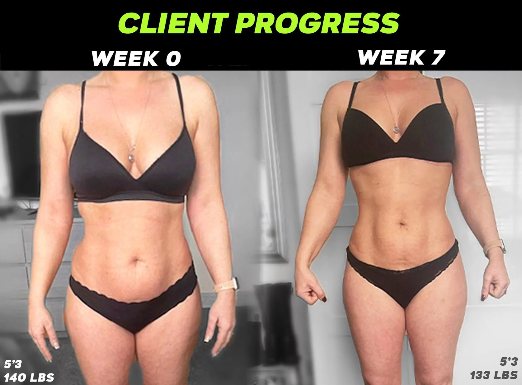 women 7 week fat loss
